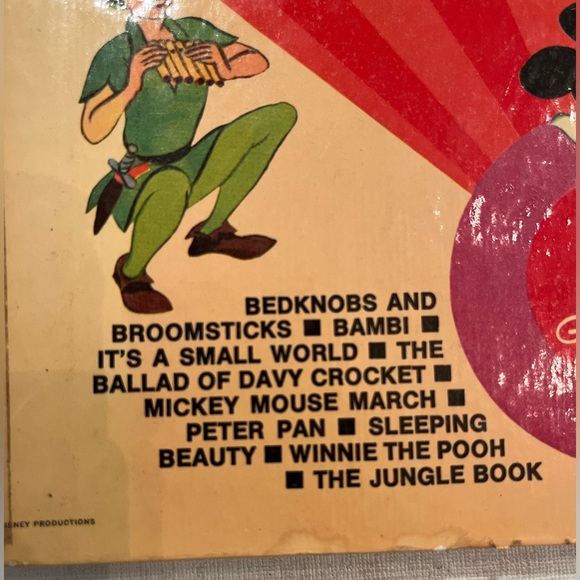 Sold Vintage Walt Disney Music Song Book. Lyrics and note music. Hardback. Fair. - Picture 2 of 15